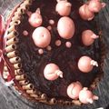 Cooksnap από Γιώτα Καϊοπούλου στη συνταγή Τούρτα γουρουνάκια στη λάσπη