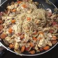 El cooksnap de Ana Zaisei cuando hizo Pasta china con pechuga de pollo y salsa de soja.