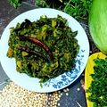 Rupa Pal's cooksnap of when they made ছোলার শাকের ঘন্ট (Cholar shaker ghonto recipe in Bengali).