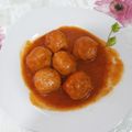 El cooksnap de Eva Maria Alvarez cuando hizo Albóndigas en salsa de tomate y pimiento.