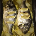 El cooksnap de Martha de la Rosa cuando hizo Dorada al horno.