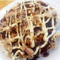 El cooksnap de Carol cuando hizo Okonomiyaki.