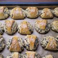 Csókásné Sós Anita Cooksnap-ja, amikor elkészítette a(z) Mángoldos-krémsajtos háromszög receptet.