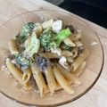 黎于暄 的 奶油雞肉花椰菜筆管麵 cooksnap