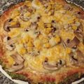 El cooksnap de Paco cuando hizo Pizza de brócoli con champiñón natural.