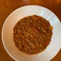 El cooksnap de Alina Iova cuando hizo Lentejas de verdura con jamón.