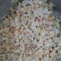 El cooksnap de Edwin Grisales cuando hizo Ensalada de repollo con piña y manzana.