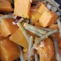 El cooksnap de Katherine Subiaut cuando hizo Salteado de calabaza con verduritas.