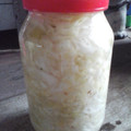 El cooksnap de Maria de Troconiz cuando hizo Chucrut alemán / Repollo Fermentado.