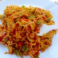 Mamta Shahu का कुकस्नैप जब उन्होंने वेजिटेबल मसाला मैगी (Vegetable Masala Maggi recipe in Hindi) बनाया था।