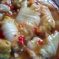 Cooksnap dari Idha Haryati untuk resep Sawi Gulung Isi Tahu Kuah Pedas Manis Ala Kiki Ayu Recipe
