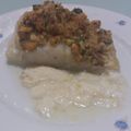 El cooksnap de Maria Forte cuando hizo Bacalao con costra de frutos secos al limón.