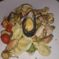 il luciacarucci quando ha preparato Orecchiette con ragù bianco di cozze e calamari