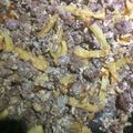 El cooksnap de Maryory Contreras cuando hizo Revuelto con carne molida.