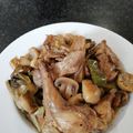 El cooksnap de Ainohika cuando hizo Conejo con alcachofas y setas.
