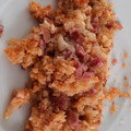 El cooksnap de Eva cuando hizo Falsas migas de coliflor.