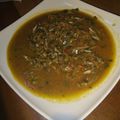 Shannon 's cooksnap of when they made Omena stew.