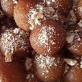 Rashida Minhaj's cooksnap of when they made Gulab jamun.