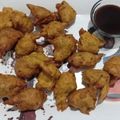 Madhu Jain का कुकस्नैप जब उन्होंने आलू के छिलके का भजिया (aloo ke chilke ka bhajiya recipe in Hindi) बनाया था।