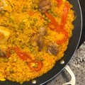 El cooksnap de Dos Rombos en la Cocina cuando hizo Arroz con pollo muy rico.