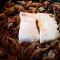 El cooksnap de Carmeta cuando hizo Salmón con boletus y collejas, al vapor.