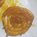 Amna Faisal's cooksnap of when they made Jalebi.