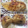 El cooksnap de Yenny cuando hizo Pechugas de pollo rellenas.