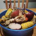 benjamin.richard.73's cooksnap of when they made Cajun Crab leg,Corn and New Potato Boil.