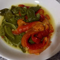 El cooksnap de mis-cocteles cuando hizo Cazuela de pimientos asados.