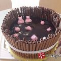 Cooksnap από alexiasp στη συνταγή Τούρτα γουρουνάκια στη λάσπη