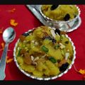 Mahua Chakraborty Swami's cooksnap of when they made কেশর সুজি হালুয়া(kesari suji halwa recipe in bengali).