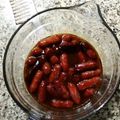 Scott's cooksnap of when they made Cocktail Weenies.