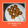 Cooksnap dari Hanifah Nuraini untuk resep Sate Telur Puyuh aka Telur Pindang