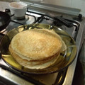 El cooksnap de Patricia cuando hizo Panqueques con dulce de leche.
