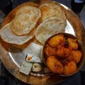 Sushmita Chakraborty's cooksnap of when they made আটার লুচি আর আলুর দম (Attar luchi r aloor dum recipe in Bengali).