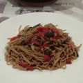 El cooksnap de MariadeGrazia cuando hizo Tagliatelle con morcilla, piquillos y cebolla caramelizada.