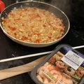 El cooksnap de Catalina cuando hizo Risotto de Camarón.