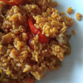 El cooksnap de Euge O.C cuando hizo Arroz con pollo y verduras 🍚 🥕🌶️🍗.