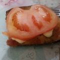 El cooksnap de Xiomy Ayala cuando hizo Milanesas de berenjenas 🍆 a la napolitana 🍕.