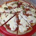 El cooksnap de cristinarecetas cuando hizo Pizza casera con Masa Madre 🍕.