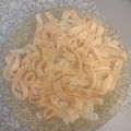 El cooksnap de Gladis Gavilan cuando hizo Fideos caseros.