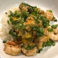 jackita's cooksnap of when they made Spiced Ginger Shrimp with Burst Tomatoes.