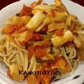 Cooksnap από Κλεοπάτρα Διάκου στη συνταγή Μακαρονάδα με καβουρόψιχα (σουρίμι)