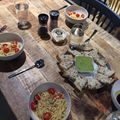 Sonia's cooksnap of when they made Spaghetti with fresh tomatoes and basil.