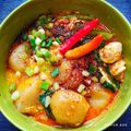 Cooksnap dari dapur ade untuk resep Seblak baso aci tulang ayam