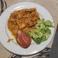 El cooksnap de Toni jimenez cuando hizo Pollo al Curry.