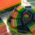 Cooksnap dari Lim Mery untuk resep Puding Iris Rainbow