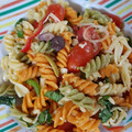 El cooksnap de Marianela Torres cuando hizo Fideos con salsa express o ensalada de pasta.