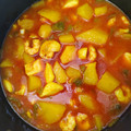 El cooksnap de Marina Segovia cuando hizo Guiso de patatas con sepia y gambas.