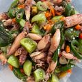 Cooksnap dari Mama Jihan untuk resep Tumis Cumi Asin Pete